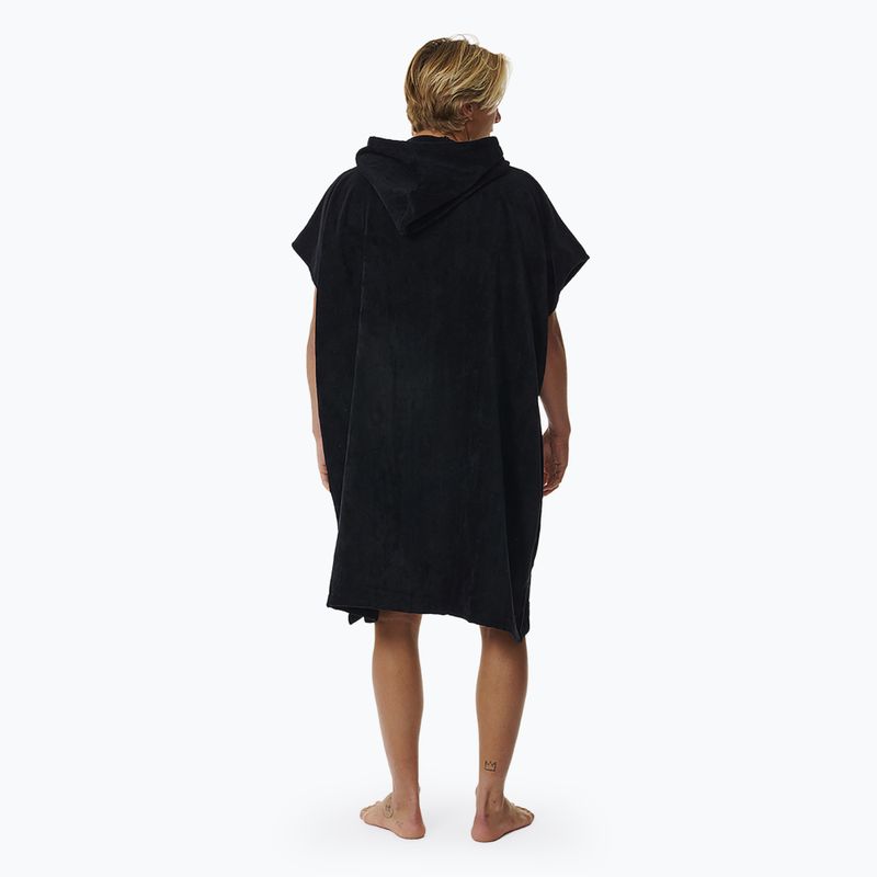 Ponczo męskie Rip Curl Logo Hooded black 3