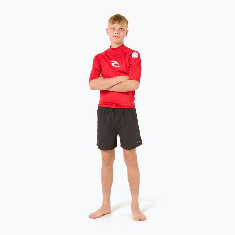 Koszulka do pływania dziecięca Rip Curl Lycra Brand Wave UPF red 2