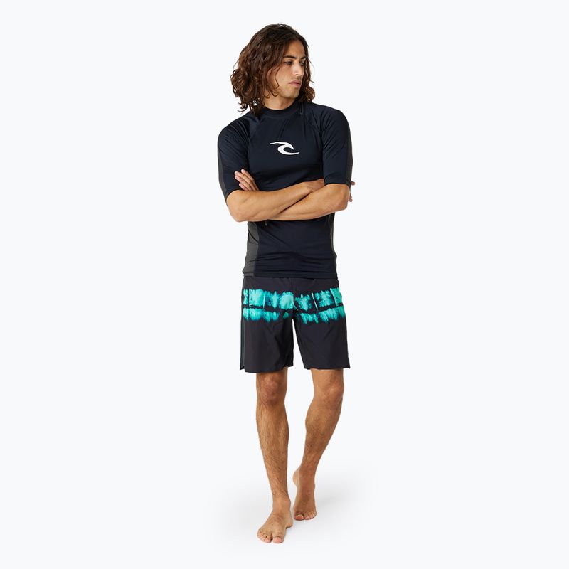 Koszulka do pływania męska Rip Curl Waves UPF Performance black 2
