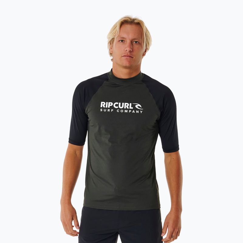 Koszulka do pływania męska Rip Curl Shock UPF black marle