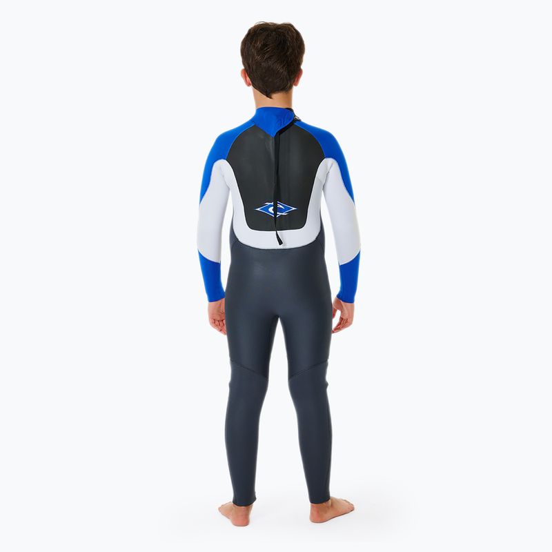 Pianka do pływania dziecięca Rip Curl Omega 3/2 mm Back Zip blue 3