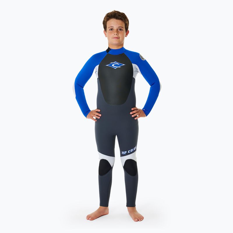 Pianka do pływania dziecięca Rip Curl Omega 3/2 mm Back Zip blue 4