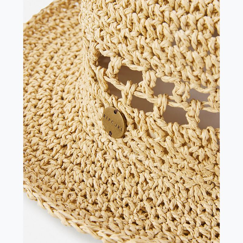 Kapelusz damski Rip Curl Essentials Crochet Bucket natural 5