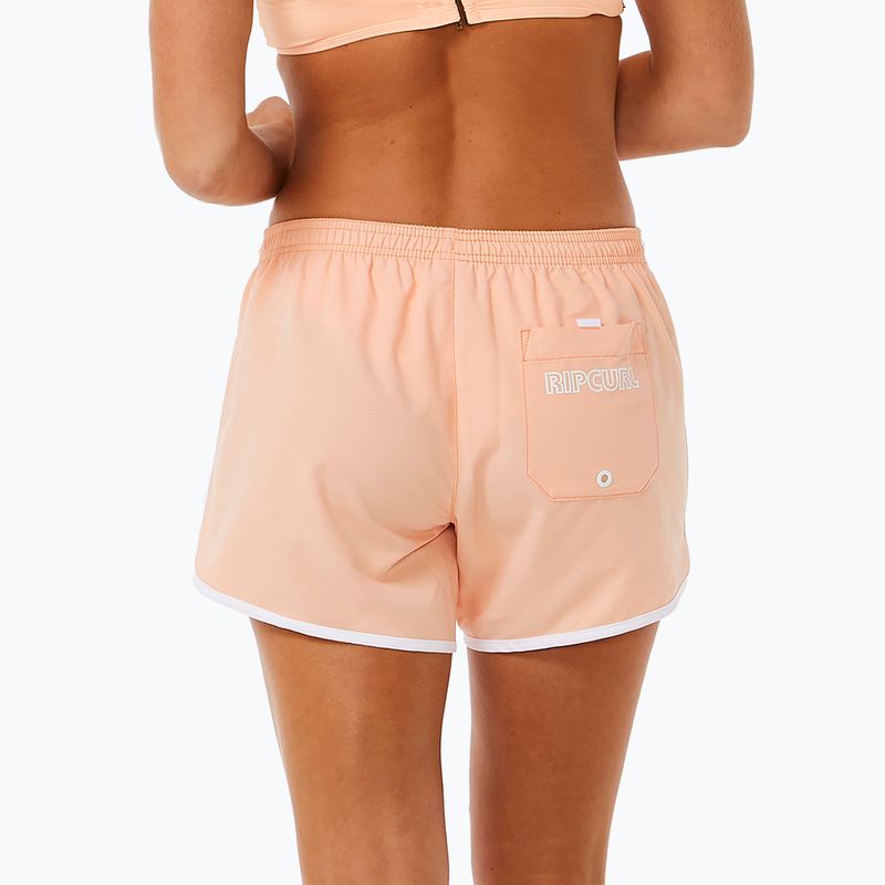 Szorty kąpielowe damskie Rip Curl Out All Day 5" bright peach 4