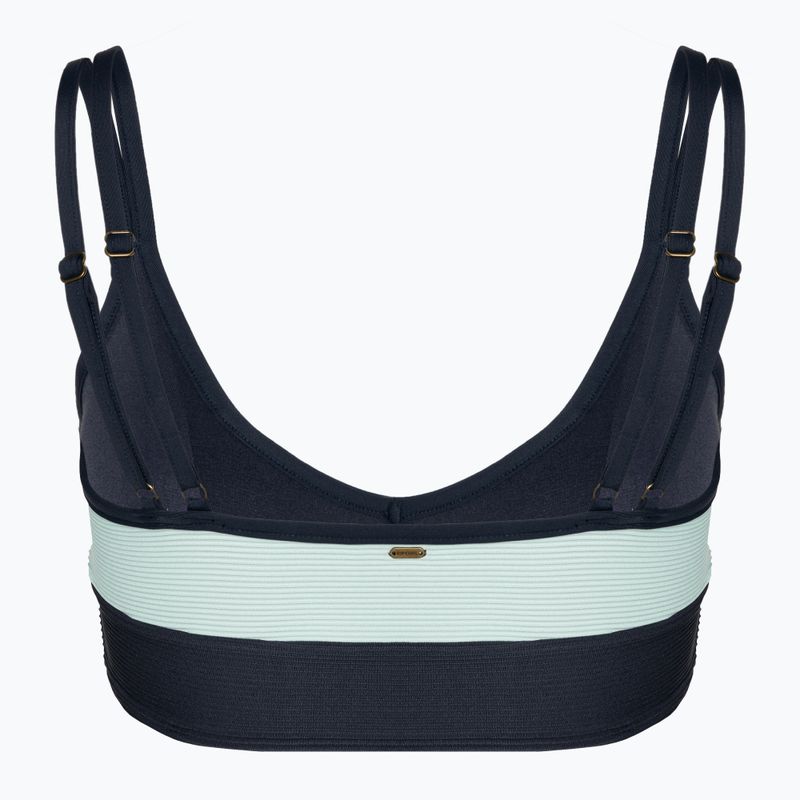 Góra od stroju kąpielowego Rip Curl Block Party Spliced Crop navy 2