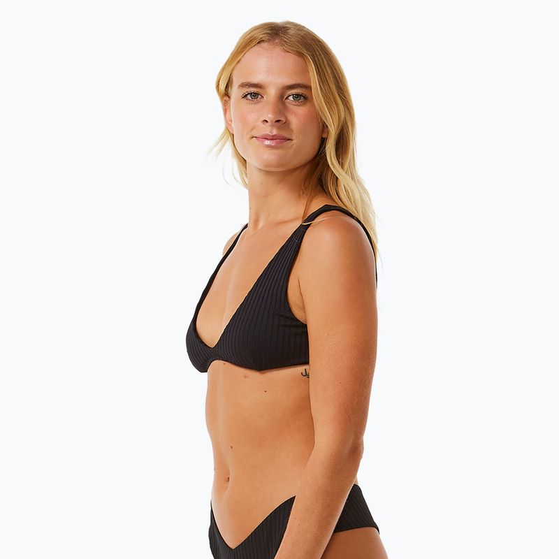 Góra od stroju kąpielowego Rip Curl Premium Surf Bralette black 6