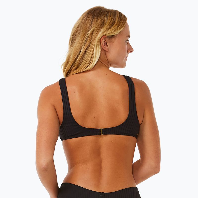 Góra od stroju kąpielowego Rip Curl Premium Surf Bralette black 7