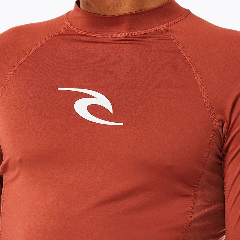 Longsleeve do pływania męski Rip Curl Waves Upf Perf L/S red 6