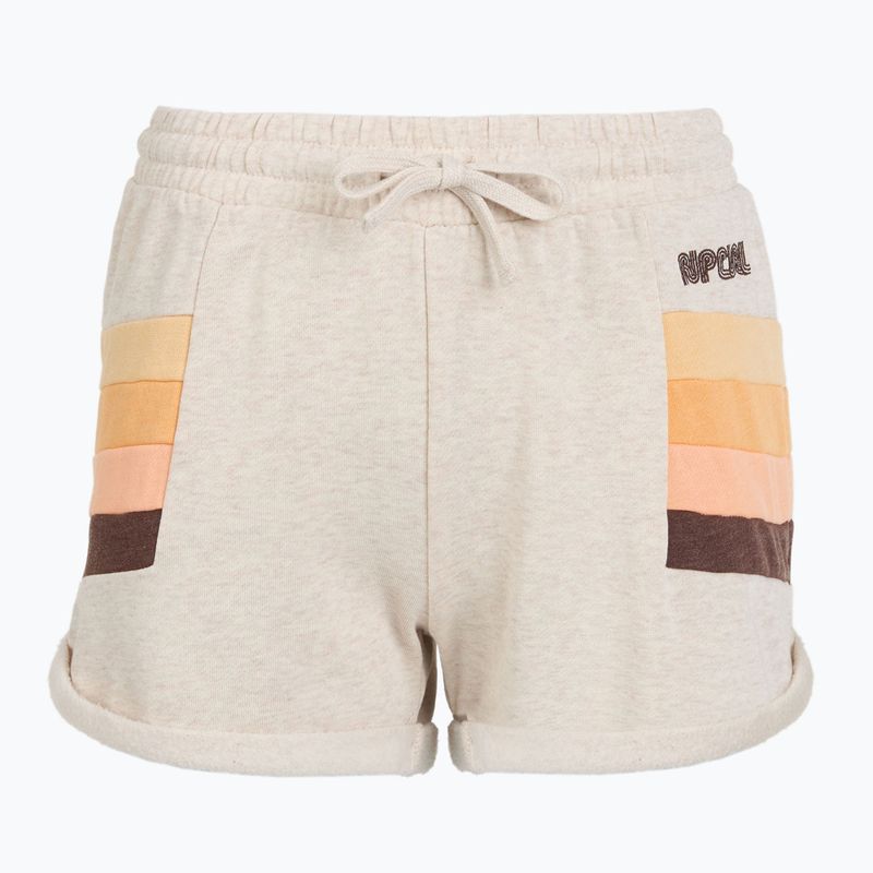 Spodenki damskie Rip Curl Block Party Track oatmeal marle 7