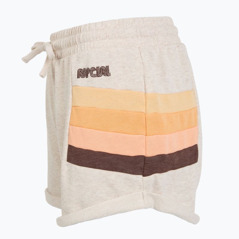 Spodenki damskie Rip Curl Block Party Track oatmeal marle 9