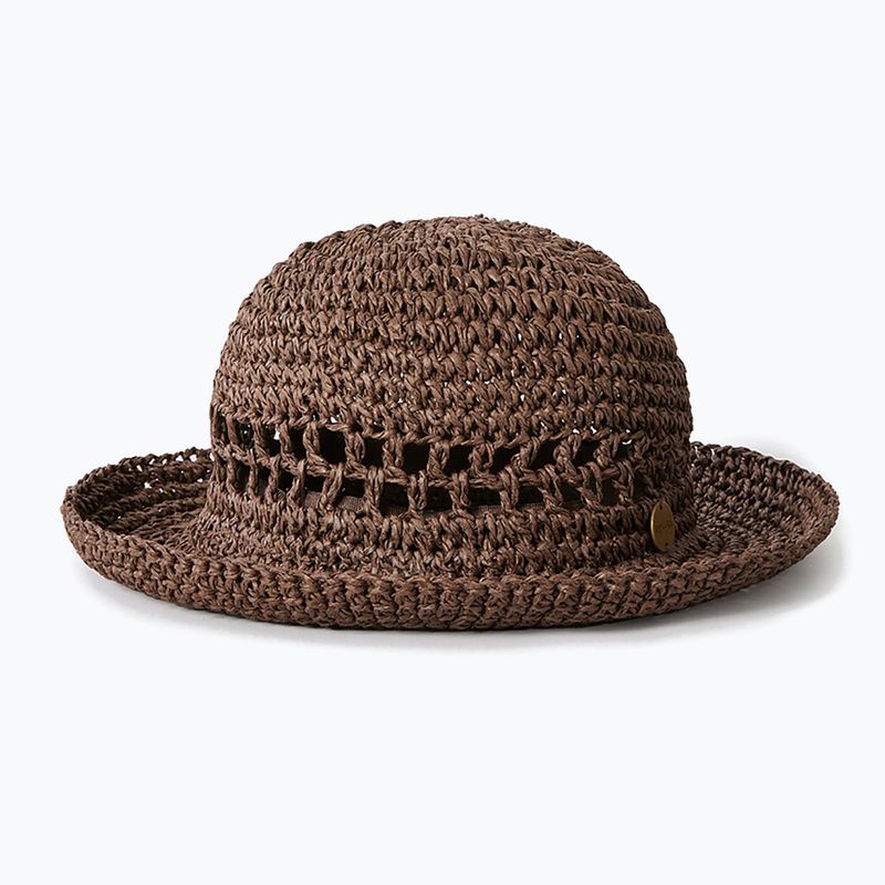 Kapelusz damski Rip Curl Essentials Crochet Bucket brown 2