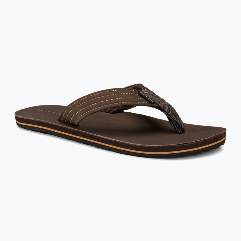 Japonki męskie Rip Curl Revival Leather Open Toe brown