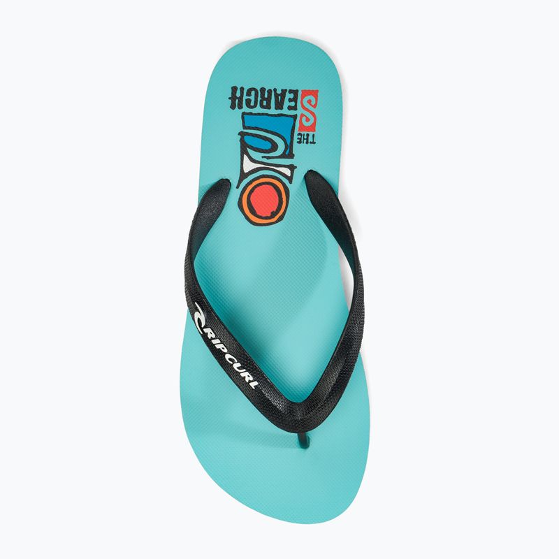 Japonki męskie Rip Curl Foamies Bloom Open Toe light blue 5