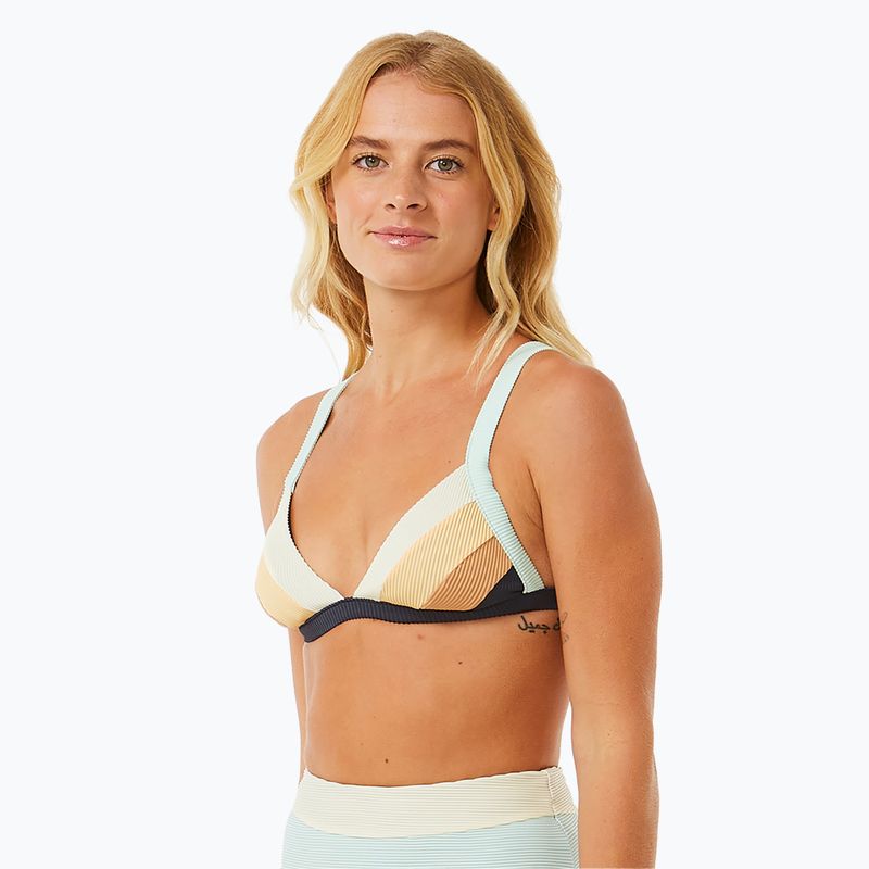 Góra od stroju kąpielowego Rip Curl Block Party Spliced Fixed Tri navy 3