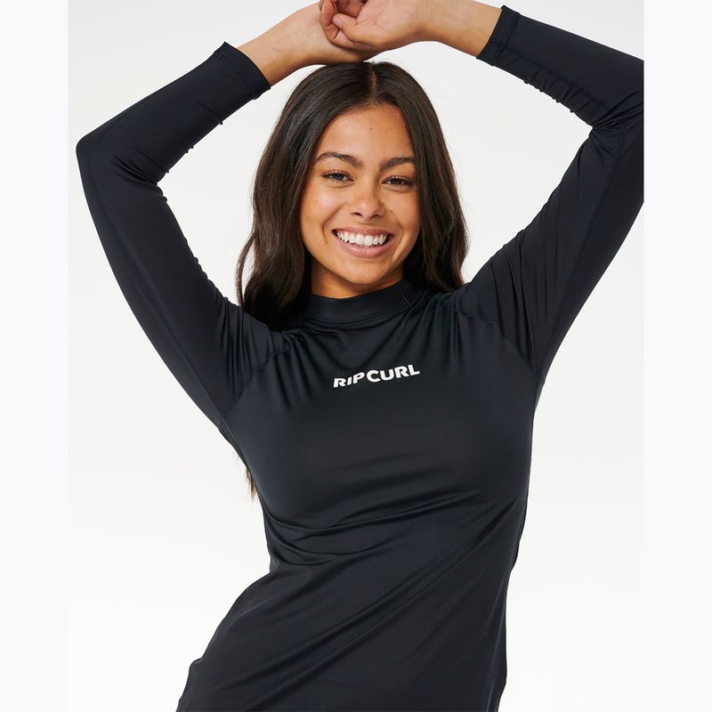 Longsleeve do pływania damski Rip Curl Classic Surf UPF Rashguard black 5