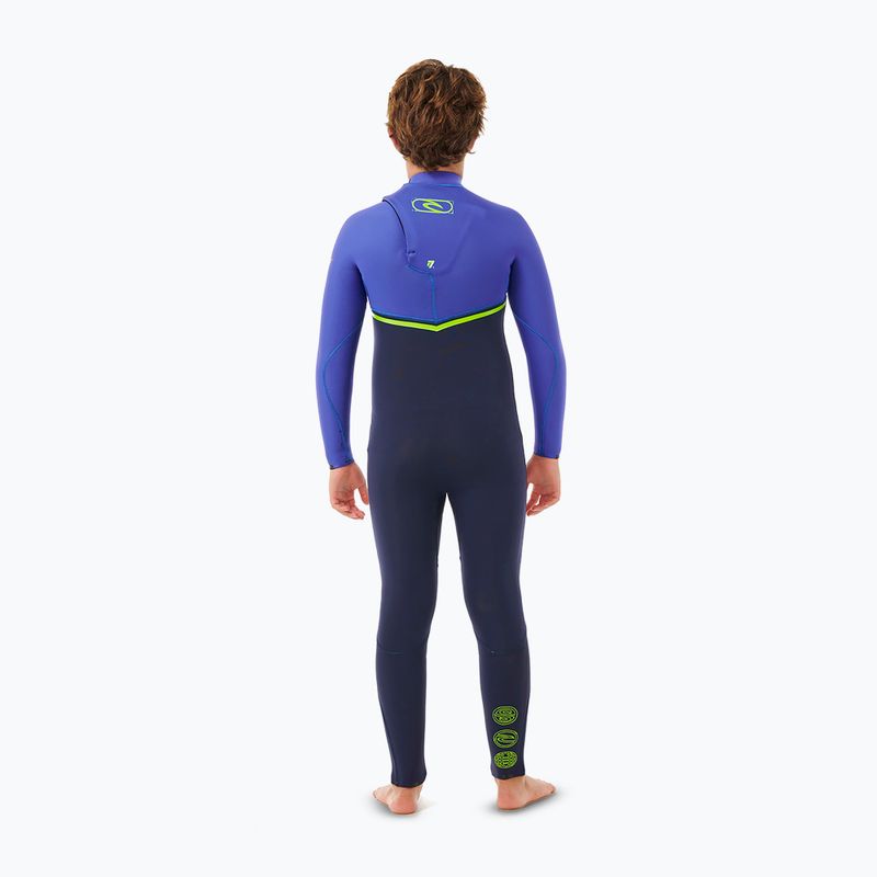 Pianka do pływania dziecięca Rip Curl Flashbomb 3/2 mm Chest Zip wild berry 2