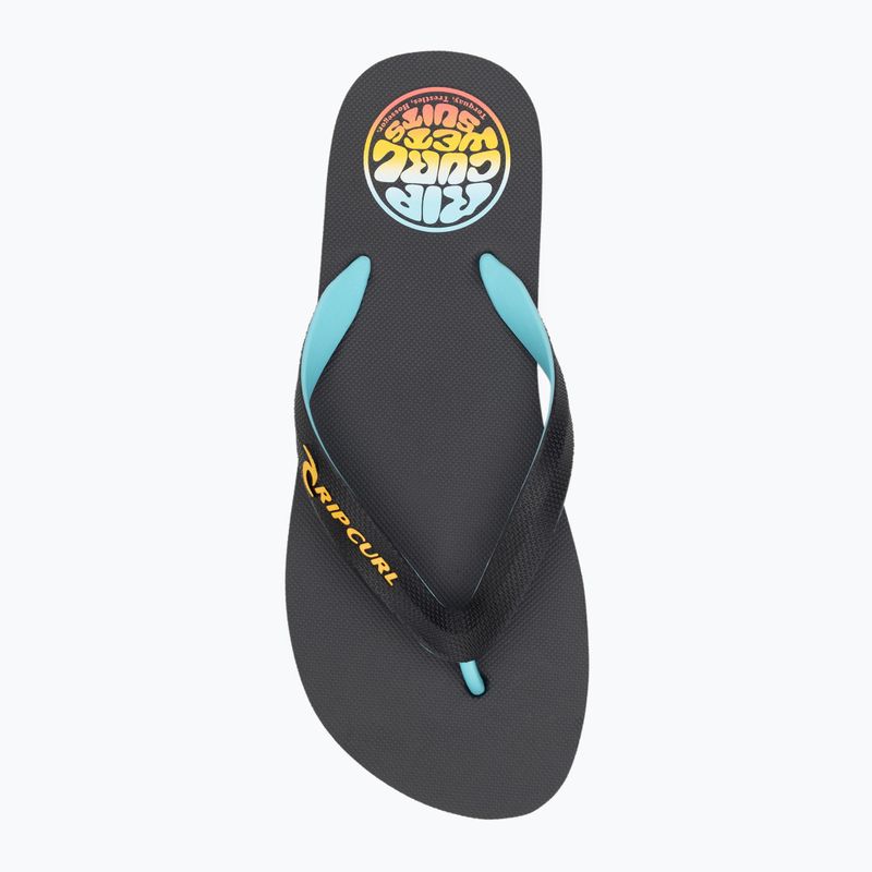 Japonki męskie Rip Curl Wetty Fade Bloom washed black 5