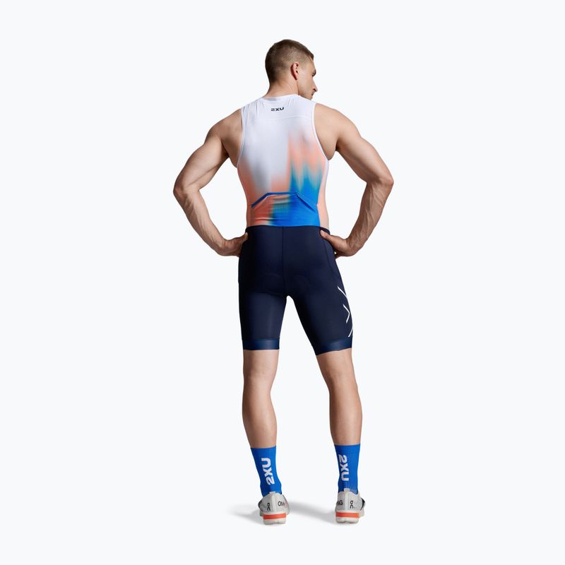 Kombinezon triathlonowy męski 2XU Core nebula blaze/midnight 3