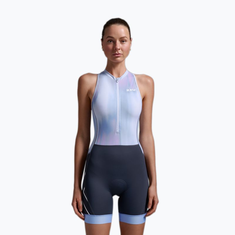 Kombinezon triathlonowy damski 2XU Core hydrangea/india ink