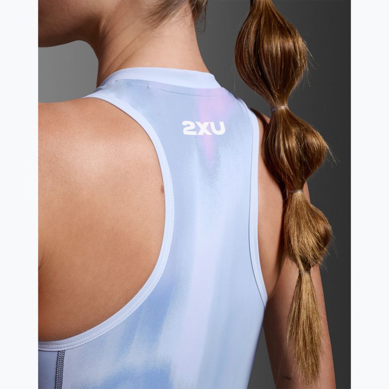 Kombinezon triathlonowy damski 2XU Core hydrangea/india ink 7