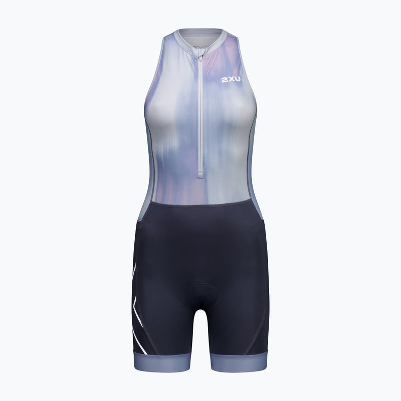 Kombinezon triathlonowy damski 2XU Core hydrangea/india ink 9