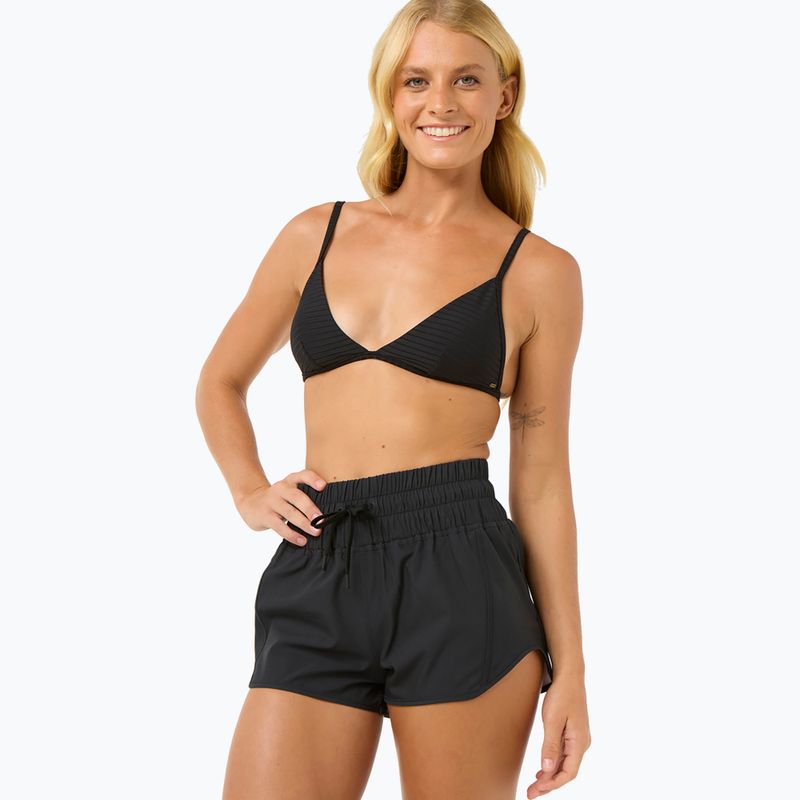 Szorty kąpielowe damskie Rip Curl High Waist Retro Volley 3" black 4