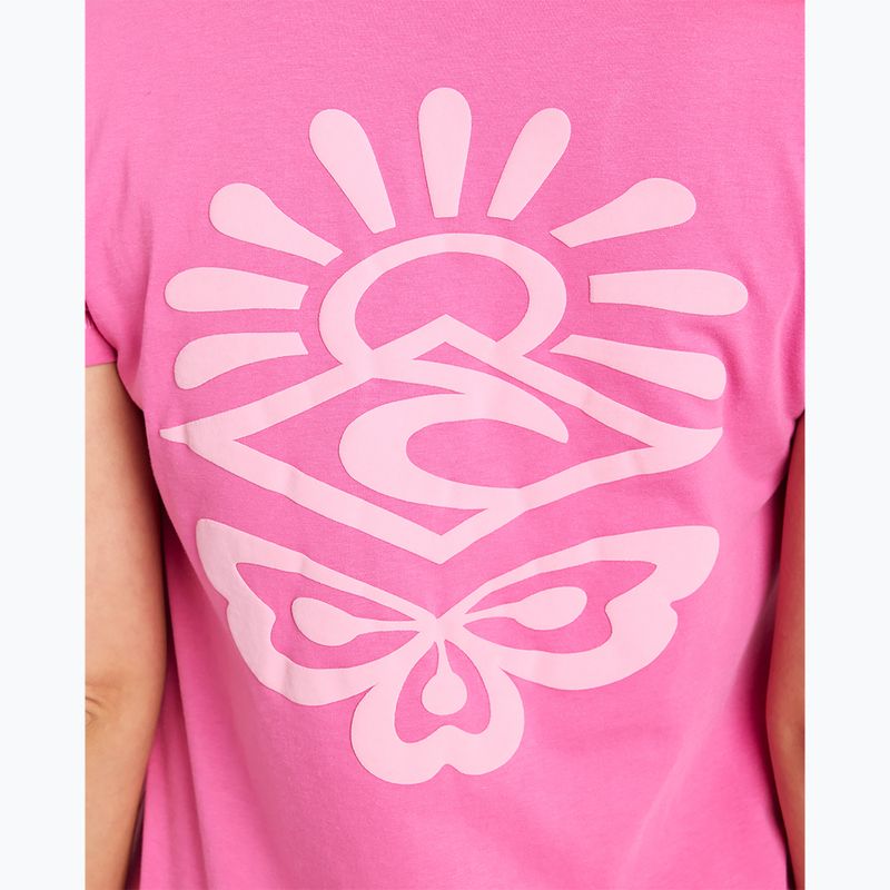 Koszulka damska Rip Curl Re-Entry Crew hot pink 5