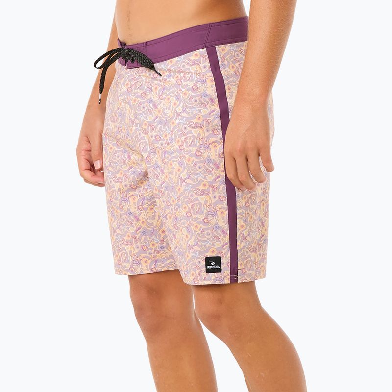 Szorty kąpielowe męskie Rip Curl Mirage Floral Reef smokey grape 4