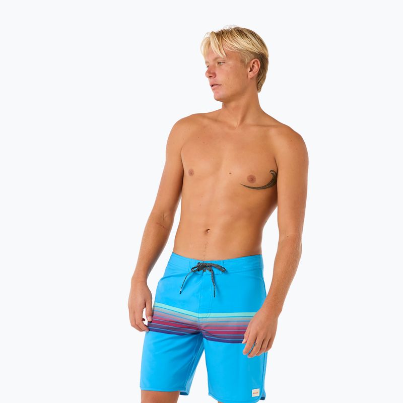 Szorty kąpielowe męskie Rip Curl Mirage Surf Revival blue paint 4