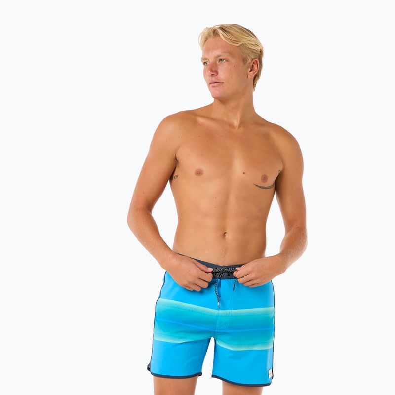 Szorty kąpielowe męskie Rip Curl Surf Revival Volley blue paint 4