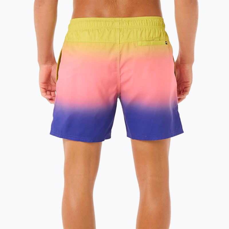Szorty kąpielowe męskie Rip Curl Laze Fade Volley wild berry 3