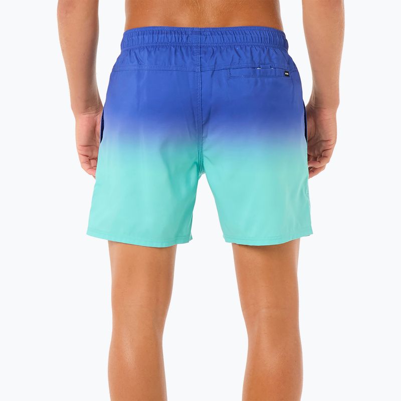 Szorty kąpielowe męskie Rip Curl Laze Fade Volley electric cobalt 3