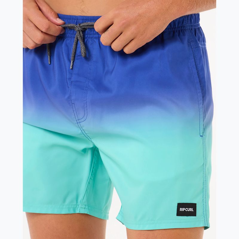 Szorty kąpielowe męskie Rip Curl Laze Fade Volley electric cobalt 4