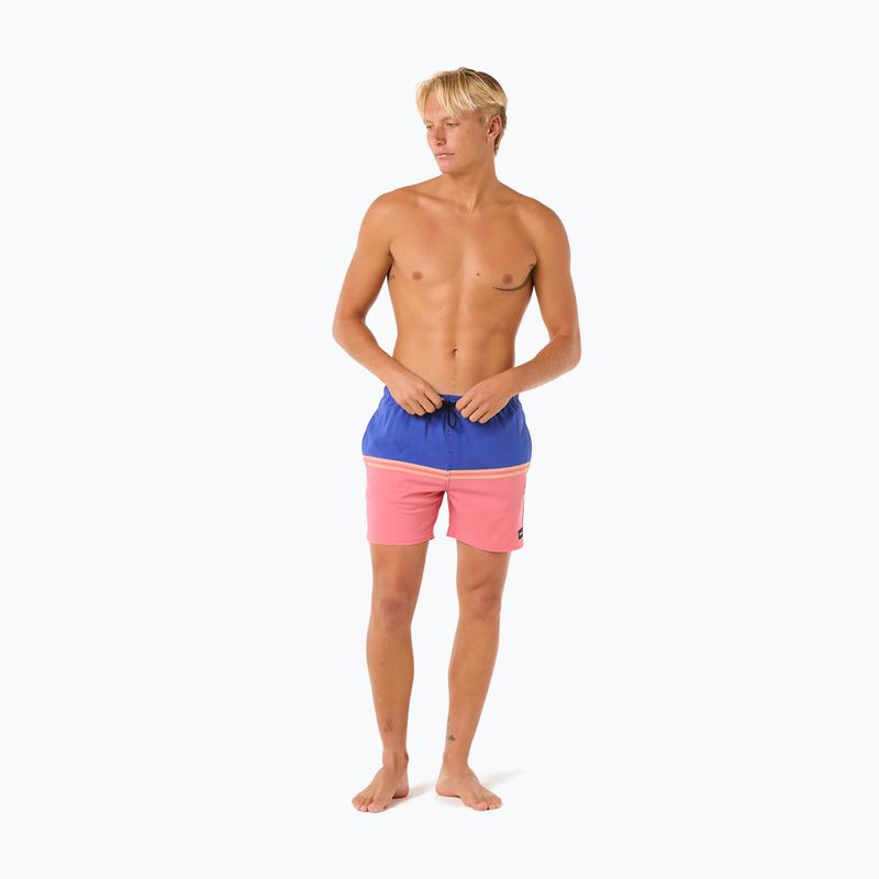 Szorty kąpielowe męskie Rip Curl Combine Volley wild berry 2