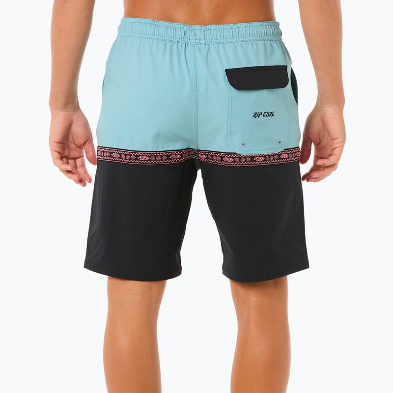 Szorty kąpielowe męskie Rip Curl Raw Energy Split Volley black 3