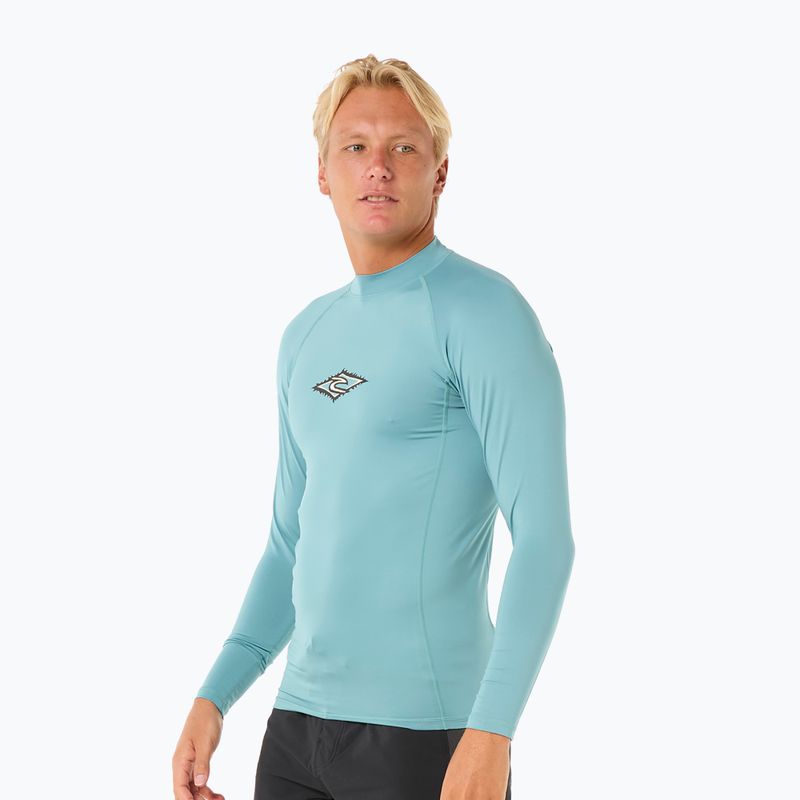 Longsleeve do pływania męski Rip Curl Raw Energy UPF Performance blue lagoon 4