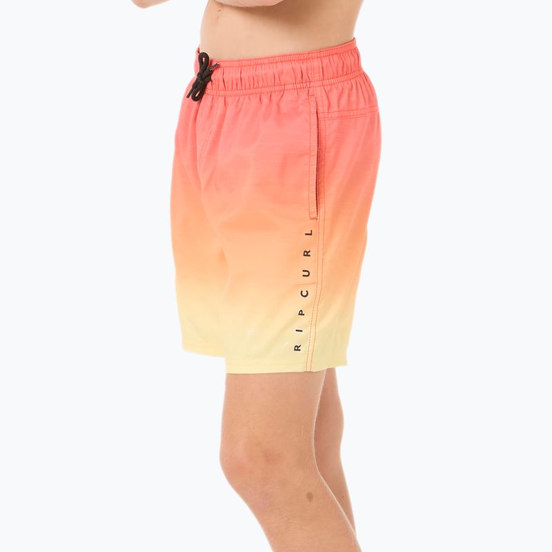 Szorty kąpielowe dziecięce Rip Curl Fade Volley watermelon 4