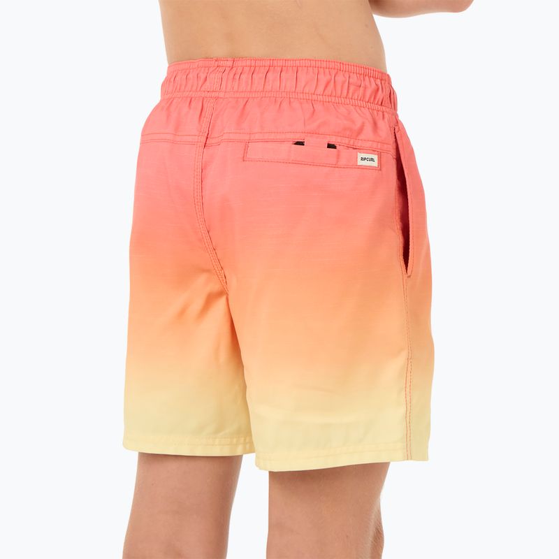 Szorty kąpielowe dziecięce Rip Curl Fade Volley watermelon 5