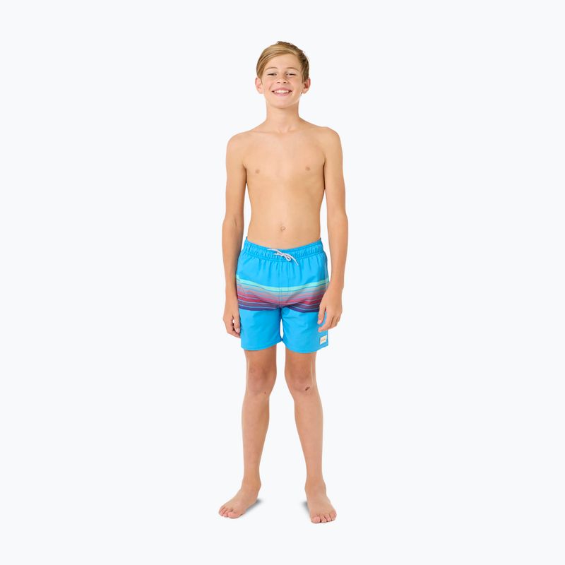 Szorty kąpielowe dziecięce Rip Curl Surf Revival Volley blue paint 2