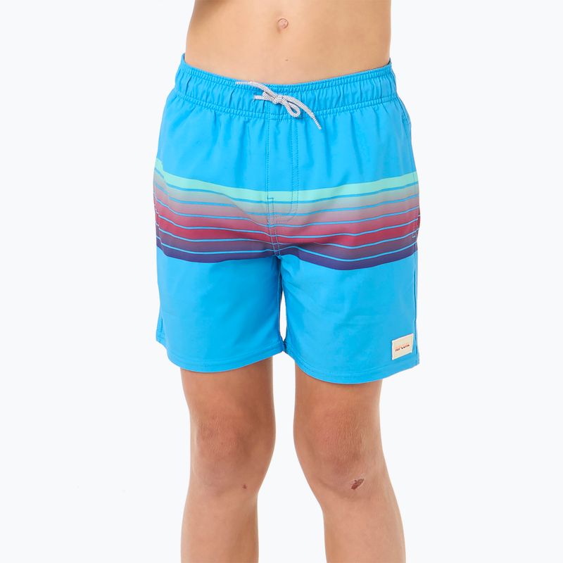 Szorty kąpielowe dziecięce Rip Curl Surf Revival Volley blue paint 5