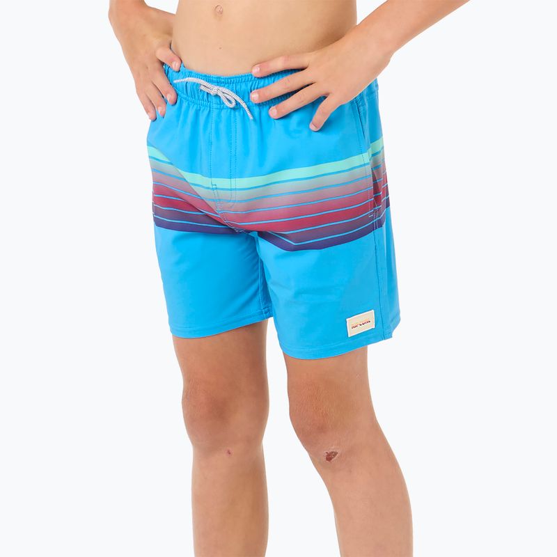 Szorty kąpielowe dziecięce Rip Curl Surf Revival Volley blue paint 6