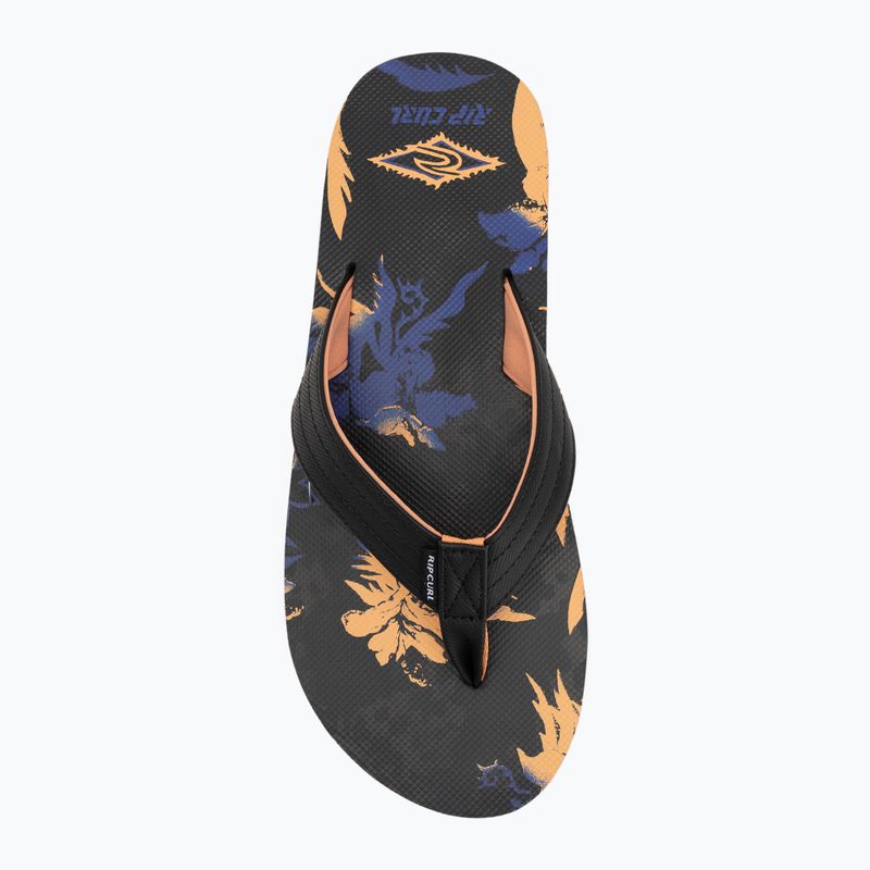 Japonki męskie Rip Curl Ripper Bloom black/orange 5