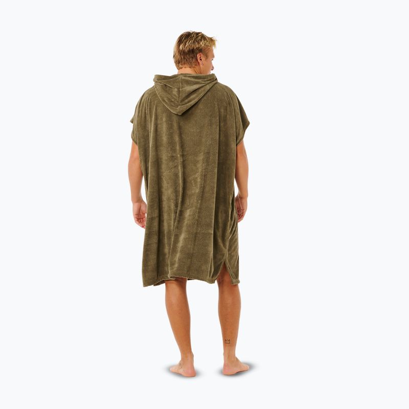 Ponczo męskie Rip Curl Brand Hooded olive 2