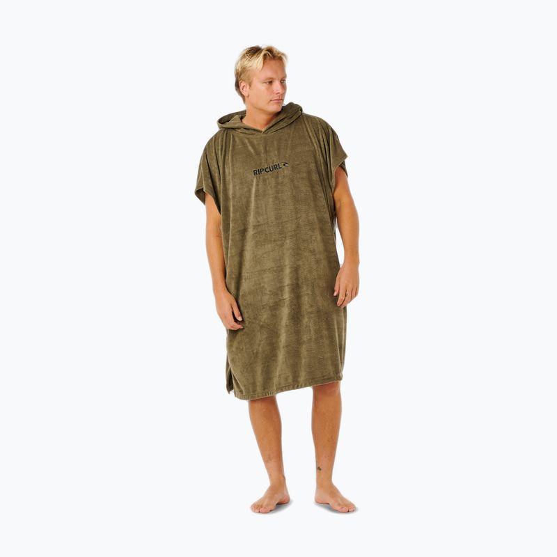 Ponczo męskie Rip Curl Brand Hooded olive 4
