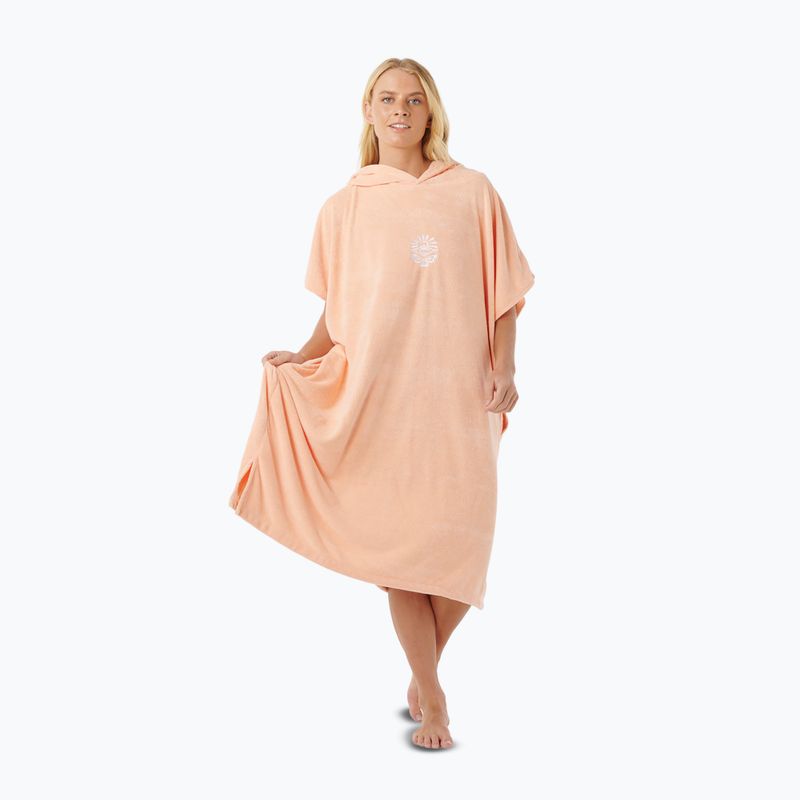 Ponczo damskie Rip Curl Classic Surf Hooded bright peach 4