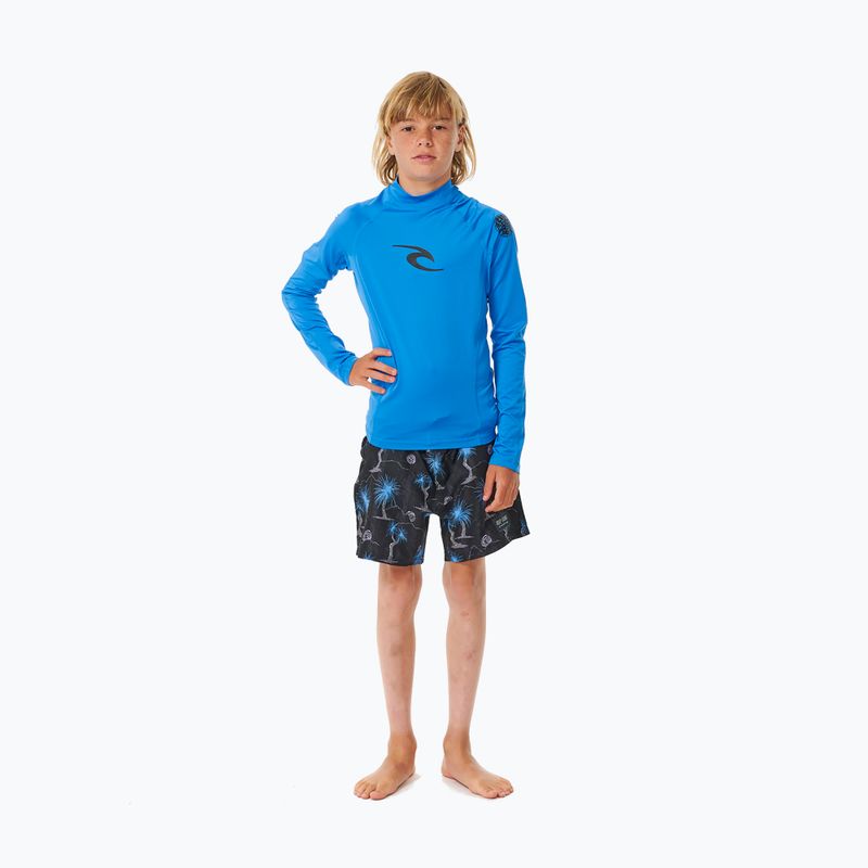Longsleeve do pływania dziecięcy Rip Curl Waves Upf blue gum 2