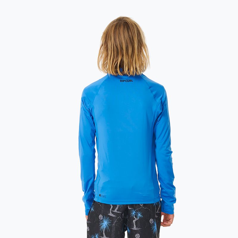 Longsleeve do pływania dziecięcy Rip Curl Waves Upf blue gum 3