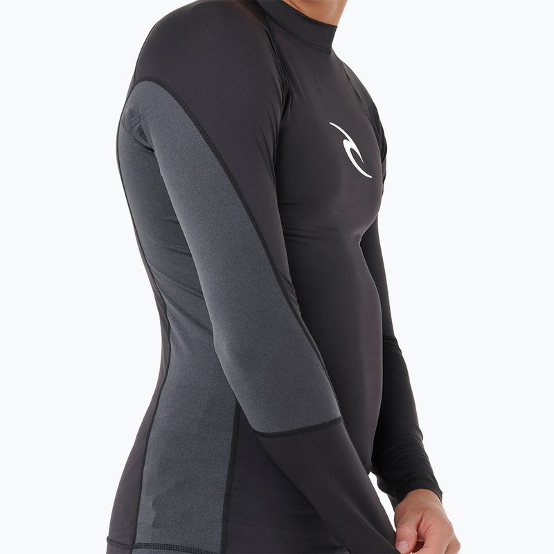 Longsleeve do pływania męski Rip Curl Waves Upf Perf black 6
