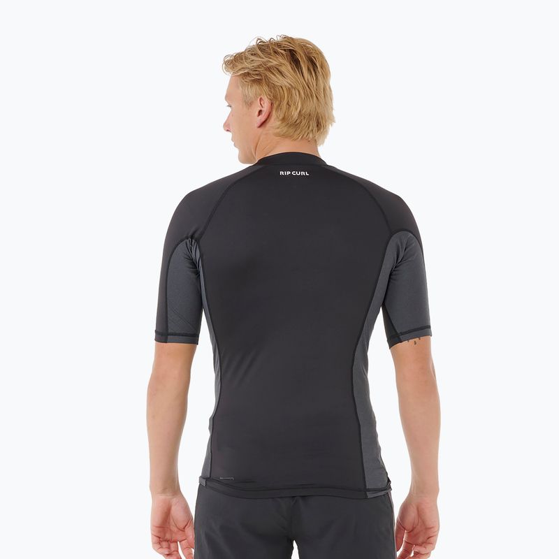 Koszulka do pływania męska Rip Curl Waves Upf Perf black 3