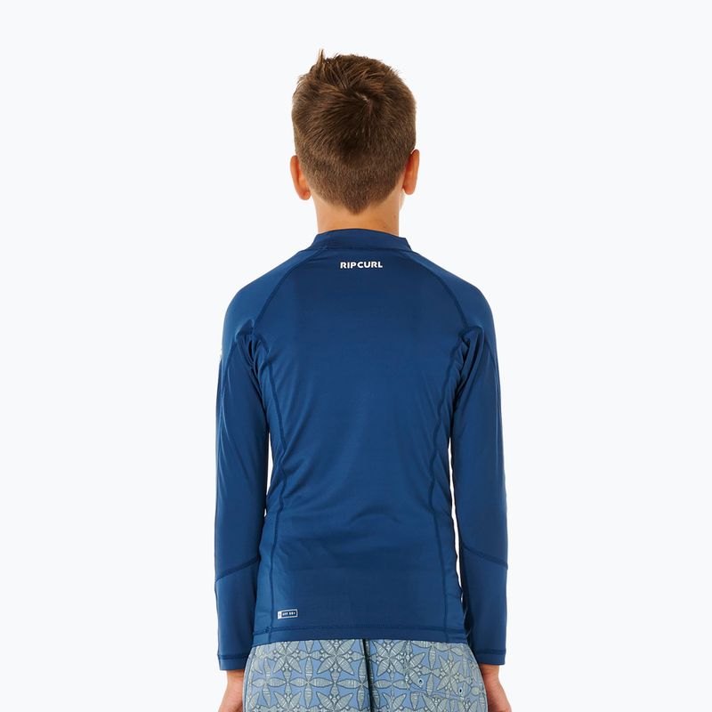 Longsleeve do pływania dziecięcy Rip Curl Waves Upf light navy 3